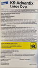 Large Dog Elanco K9 Advantix Flea Ticks Prevention   Treatment 2 Doses