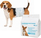 Fpn Disposable Male Dog Diapers 100 Count  Leak Protection Belly Bands