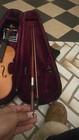 Cecilio 4 4 Acoustic Violin Brown Varnish 4-string W  Bow Hard Case Chinrest