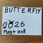 Aceo Original Art Card Children   s Painting Bugs Beetles Insects    butterfly   