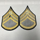 Us Army Staff Sergeant Pair Ssg  E-6 Rank Dress Greens Class A Full Color