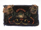Antique Old Yishuv Tefillin   Embroidered Jerusalem Souvenir Bag Circa 1880-1920
