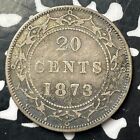 1873 Newfoundland 20 Cents Lot jm8779 Silver  Better Date