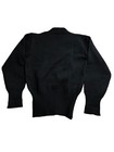 Antique Vintage 30s High School Letter Sweater Medium Black 40s
