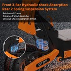 Gt08 5600w Foldable Electric Scooter 60v 27ah Dual Motor 11in Off Road Tires