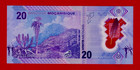 Mozambique 20 Meticais 2024 Unc Polymer Note - Siganture  Zandamela  pick-155a 