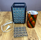 Rare Ussr Vintage Retro Coloured Disco Night Lamp Rainbow Rotating Space Age