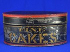 U s  Baking Cos English Plum Pudding Golden Fruit Cake Advertising Tin - 19th C