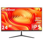 24  Inch Fhd Led Ips 1080p Desktop Computer Monitor 75 Hz Hdmi Vga Slim Design