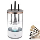 Electric Makeup Brush Cleaner Automatic Cosmetic Brushes Cleaning Machine Us New