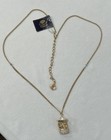 Rare Disney Couture Kingdom Dumbo Carousel Necklace Authentic Gold W  Hang Tag
