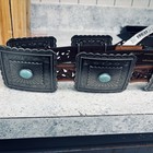 Silver Turquoise Concho Belt   Ariat Women   s Belt - S