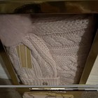 Michael Kors Women s Pink 2-piece Cable Knit Hat Scarf Set Logo