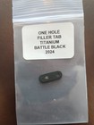 Hinderer Knives Titanium Filler Tab Battle Black 2024