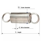 100mm Length Expansion Extension Tension Springs 0 3mm-2 5mm Wire Dia Stainless
