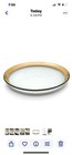 Set Of 4 Vintage Annieglass 12  Dinner Plate Roman Antique Gold Plate