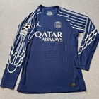 Nike Air Jordan Jersey Mens Medium Paris Saint Germain Psg Champions League
