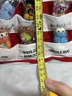 1999 Kellogg   s Sesame Street Mini Beans - Complete Set 24 Red Display Hanger Euc