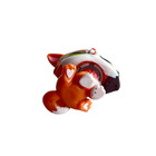 Littlest Pet Shop Toys Bobble Head Short Hair Cats  339b Yellow Cat Green Eyes