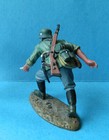 King   Country 60mm Painted Metal Wwii German Army Toy Soldier Messenger Ws234