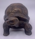 Bronze Tortoise Turtle Signed Chipraus Figurine