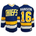 Reggie Hanson Brothers  16  17  18 Charlestown Chiefs Hockey Jersey Youth men