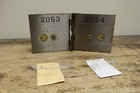 Vintage Diebold Safe Deposit Box Double Hinge Safety Door- Large W  Key