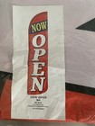 Now Open Windless Advertising Swooper Flag Open Welcome 3 X 11 5 Ft
