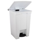 Rubbermaid Commercial 6144whi 12 Gal Indoor Utility Step-on Waste Container New