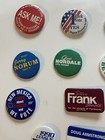 Lot Of 20 Vintage Political Pinback Buttons 80s 90s Pins Clinton