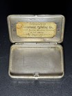 Antique 1904 International Tailoring Co Advertising Match Safe Vesta Case Lion