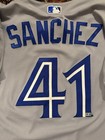 2016 Toronto Blue Jays Aaron Sanchez Game Worn Jersey Mlb Holo Baseball