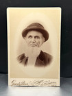 Antique Cabinet Circa 1890s  Handsome Old Man In Suit Bearded Original Michigan