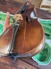 Antique Stradivarius Styled Violin  4 4     Marked 1748     Needs Repair
