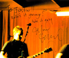 Mike Mccready Pearl Jam Guitarist Autographed Signed Poster Amco Coa 17032