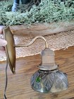 Antique Art Nouveau Parisian French Lamp Wall Sconce Light Jeweled Shade Vintage