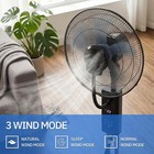 16  Misting Fan 2 5l Water Tank Mister Cooling Fan  3 Speed Misting Standing Fan
