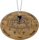 Pendulum Board Set Wooden Dowsing Divination Board Metaphysical Message With Cry