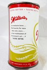 Walter s Pueblo Colorado Flat Top Beer Can Bottom Opened  W  Kansas Sunflower Tl
