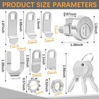 Usps-l-1172c Clockwise National Mailbox Lock   Keys C9100 New 10 Pack