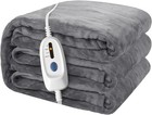 Twin Electric Heated Blanket Microplush Cover Blanket With 4 Heat Settings