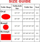 Clear Table Protector - Oval Clear Vinyl Tablecloth Cover Transparent Plastic   