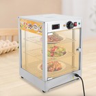 3-tiers Electric Commercial Food Warmer Tabletop Food Display Warming Cabinet