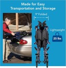 Transport Wheelchair With 19 Inch Seat  Folding Transport Chair