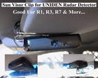 Nice Sun Visor Clip mount For The Uniden Radar Detectors R1  R3  R4  R4w Dfr  