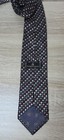 Valerio Garati Men s Silk Diamond Black Burgundy Tie 