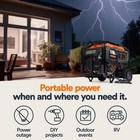 Generac 9 400 Watt Dual Fuel 49-state Portable Generator With Cosense Technology