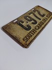 1929 South Carolina License Plate C-972