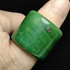22mm Chinese Jade Hand Carved Thumb Ring Or Pendant Decoration Collection