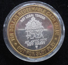 Donald Trump Plaza Hotel Casino Coin Chip  999 Silver Staten Island